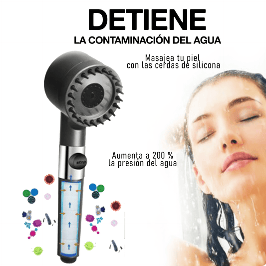 Ducha de Alta Presión Antioxidante ™+Cepillo Corporal Pack